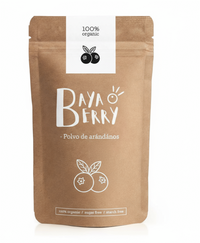 Polvo de arándanos